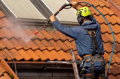Démoussage et hydrofuge de toiture à Condé-Folie